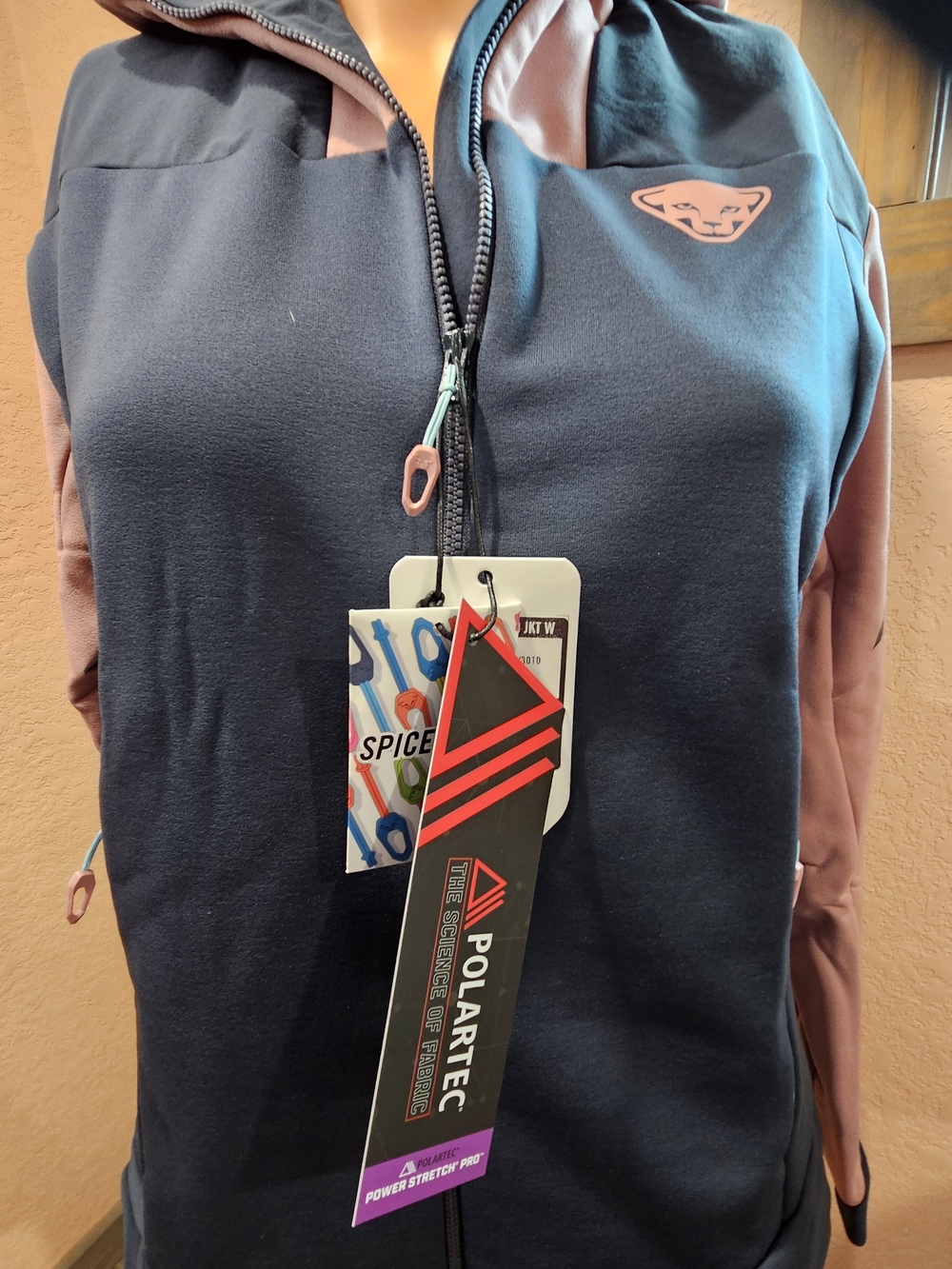 Dynafit Polartec Power Stretch Pro Hooded Jacket NWT Women’s S Full Zip Fleece